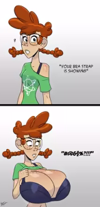 Page 7 of "Your bra strap is showing" compilation - preview thumbnail
