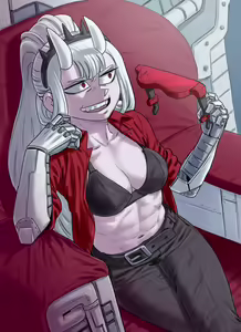 Page 19 of Helltaker lewds - preview thumbnail