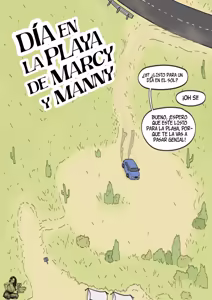 Manny and Marcy's Beach Day｜Día En La Playa De Marcy Y Manny - hentai manga cover image