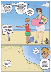 Page 2 of Manny and Marcy's Beach Day｜Día En La Playa De Marcy Y Manny - preview thumbnail