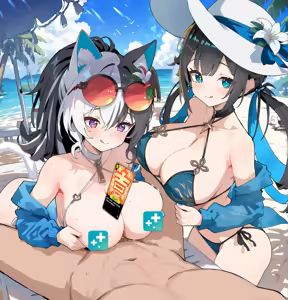 Page 4 of 【吉星派对】【AstralParty】南希露X姬梦朝 （泳装❤） - preview thumbnail