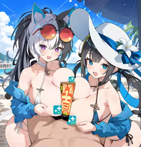 Page 5 of 【吉星派对】【AstralParty】南希露X姬梦朝 （泳装❤） - preview thumbnail