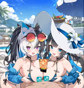 Page 6 of 【吉星派对】【AstralParty】南希露X姬梦朝 （泳装❤） - preview thumbnail
