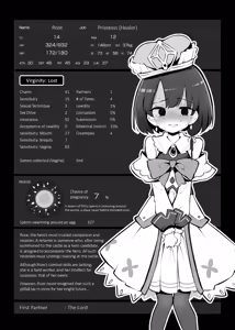 Page 17 of Priestess Roze, a trusted party member, returns with new stats she didn't know she had - preview thumbnail