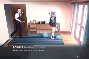 A Visit to Shiroko's Home - hentai manga cover image