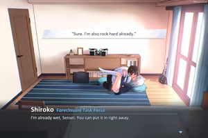 Page 4 of A Visit to Shiroko's Home - preview thumbnail