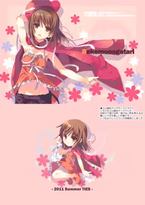 Page 16 of TIES Bakemonogatari Color Illustration Compilation Book - preview thumbnail