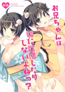 Oniichan wa Imouto ni Yokujou Shitari Shinaiyone? - hentai manga cover image