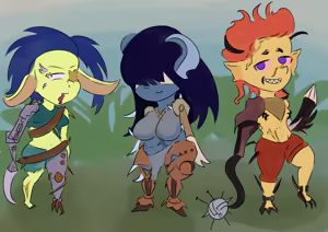 Page 14 of Cute goblins with BIG hearts - preview thumbnail