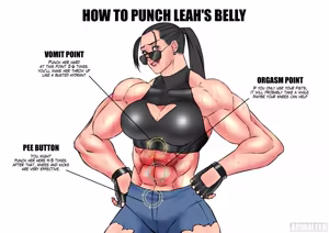 Leah and Lauryn belly punchtest - hentai manga cover image