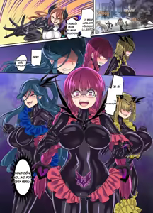 Los héroes más fuertes son las villanas más débiles en el mundo espejo - hentai manga cover image