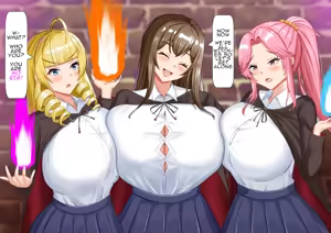 Page 43 of 爆乳魔女学園～はじめてのパイズリ～ - preview thumbnail