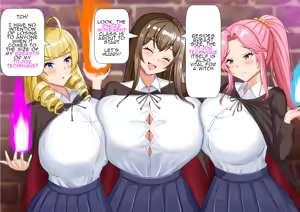 Page 46 of 爆乳魔女学園～はじめてのパイズリ～ - preview thumbnail