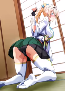 Page 14 of 稽古上がりにい〇は殿と愛し合うCG集♥ - preview thumbnail