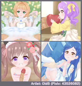 Lolis Hentai Animated GIFs by OldB - hentai manga cover image