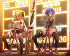 Page 4 of 【Skeb絵】イカせた分だけプライスダウンするオークション・差分 - preview thumbnail