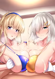 Page 9 of 浜風＆フレッチャーWずり - preview thumbnail