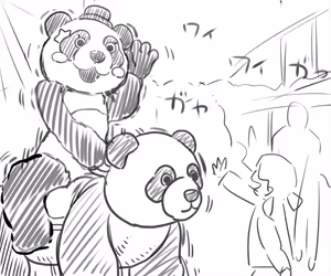 Page 32 of Mei, a defeated magical girl with an obedient face, endures a lewd orgasm in a costumed amusement park punishment - preview thumbnail