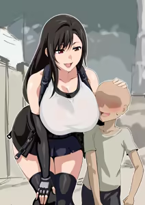 Page 8 of ティファとがきんちょ - preview thumbnail