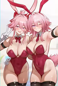 [Bonz0616Pink Bunny - hentai manga cover image