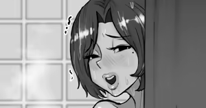 엄마는 샤워중 - hentai manga cover image