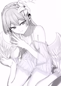 桐藤ナギサのイラスト（神秘的な差分あり） - hentai manga cover image