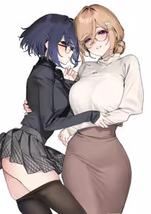 Page 143 of Sister Contrast Dekiai Onee-chan to Noumitsu Seikatsu | 反差姐妹~在姐姐们溺爱之下，我们的绵密性福~  + Sister Contrast 2: Muttsuri Onee-chan to Henai Koubi | 反差姐妹2:与闷骚姐姐的偏爱性交 - preview thumbnail