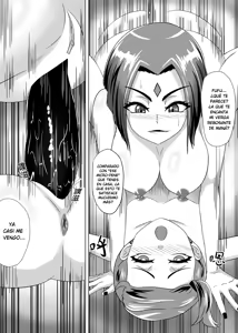 Page 10 of Gwen & Raven Love Hot Spring Chapter (Ben 10, Teen Titans) Spanish - preview thumbnail