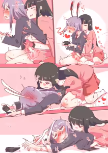 Page 4 of ページ漫画 #輝夜 #鈴仙 #漫画 - preview thumbnail