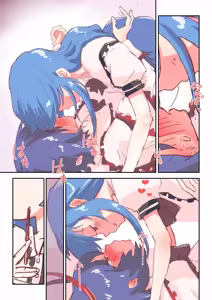 Page 9 of 5ページ漫画 [R-15] #天子 #衣玖 #漫画 - preview thumbnail
