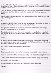Page 4 of Misuke's Short Stories 35 - Manaka & Goblins - preview thumbnail