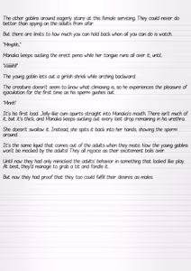 Page 8 of Misuke's Short Stories 36 - Manaka & Young Goblins - preview thumbnail