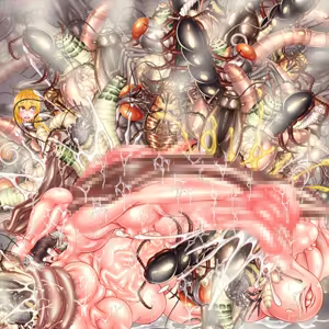 Page 309 of Crónicas de violación de insectos Touhou ~La sacerdotisa cuyos huevos son usados ​​por insectos gigantes como campo de cría por todos los orificios~ - preview thumbnail