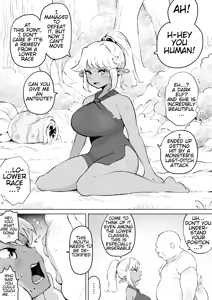 A Story About Doing Whatever You Want to a Dark Elf Who Can't Move - hentai manga cover image