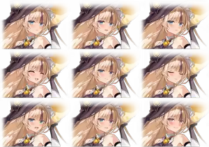 Page 134 of Twinkle Star Knights Charcter Arts - preview thumbnail
