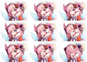 Page 343 of Twinkle Star Knights Charcter Arts - preview thumbnail