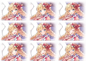 Page 391 of Twinkle Star Knights Charcter Arts - preview thumbnail