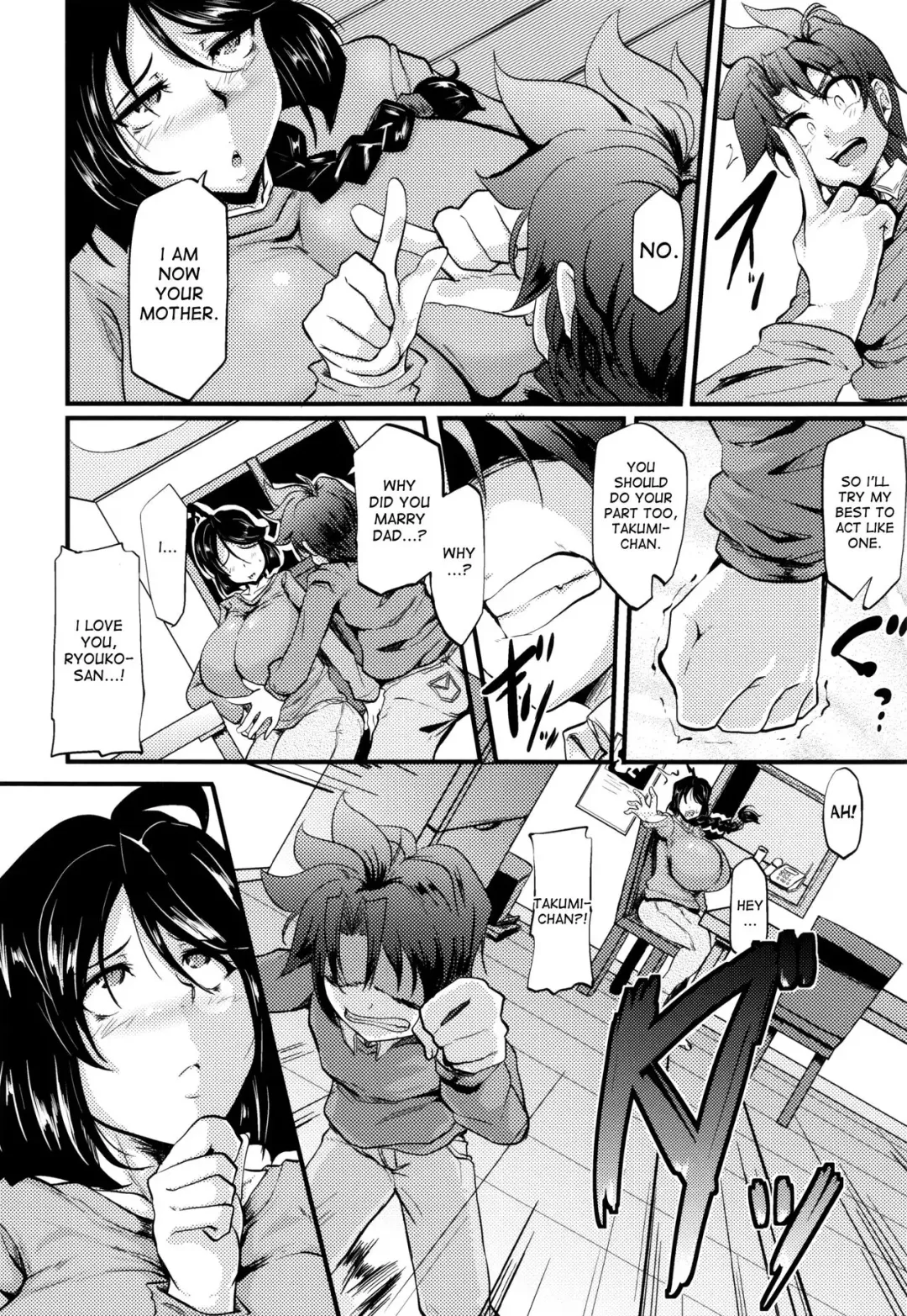 [Matsumoto Katsuya] Jounin Ijou Hahaoya Miman | More than a Lover, Less than a Mother Fhentai - Page 4