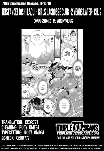[Distance] Joshi Lacu! - Girls Lacrosse Club ~2 Years Later~ Ch. 2 Fhentai - Page 41