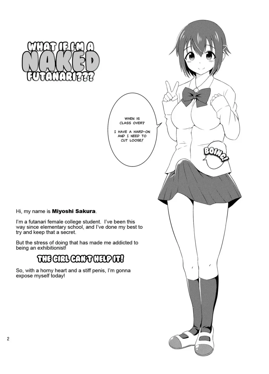 [Yuzu Ramune] Futanari Roshutsu JK desu ga? | What If I'm A Naked Futanari?? Fhentai.net - Page 3