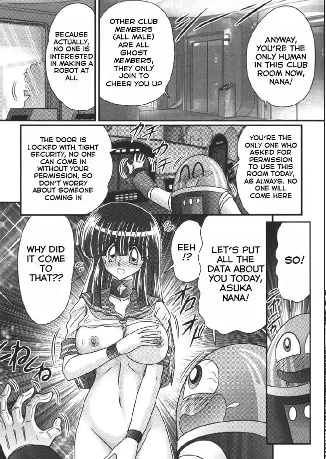 [Kamitou Masaki] Sailor Fuku ni Chiren Robo Yokubou Kairo | Sailor uniform girl and the perverted robot Ch. 1 Fhentai - Page 14