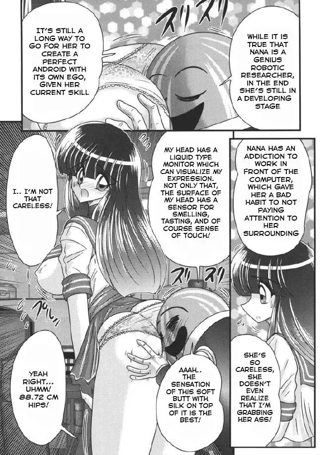[Kamitou Masaki] Sailor Fuku ni Chiren Robo Yokubou Kairo | Sailor uniform girl and the perverted robot Ch. 1 Fhentai - Page 7