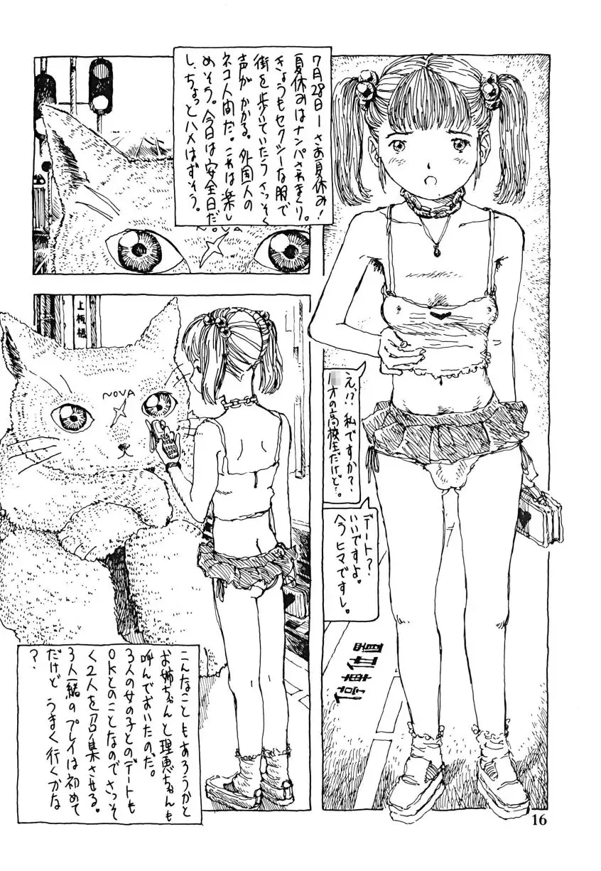 [Akaze Kidai] Futanari Shimai to Neko Ningen Fhentai - Page 16