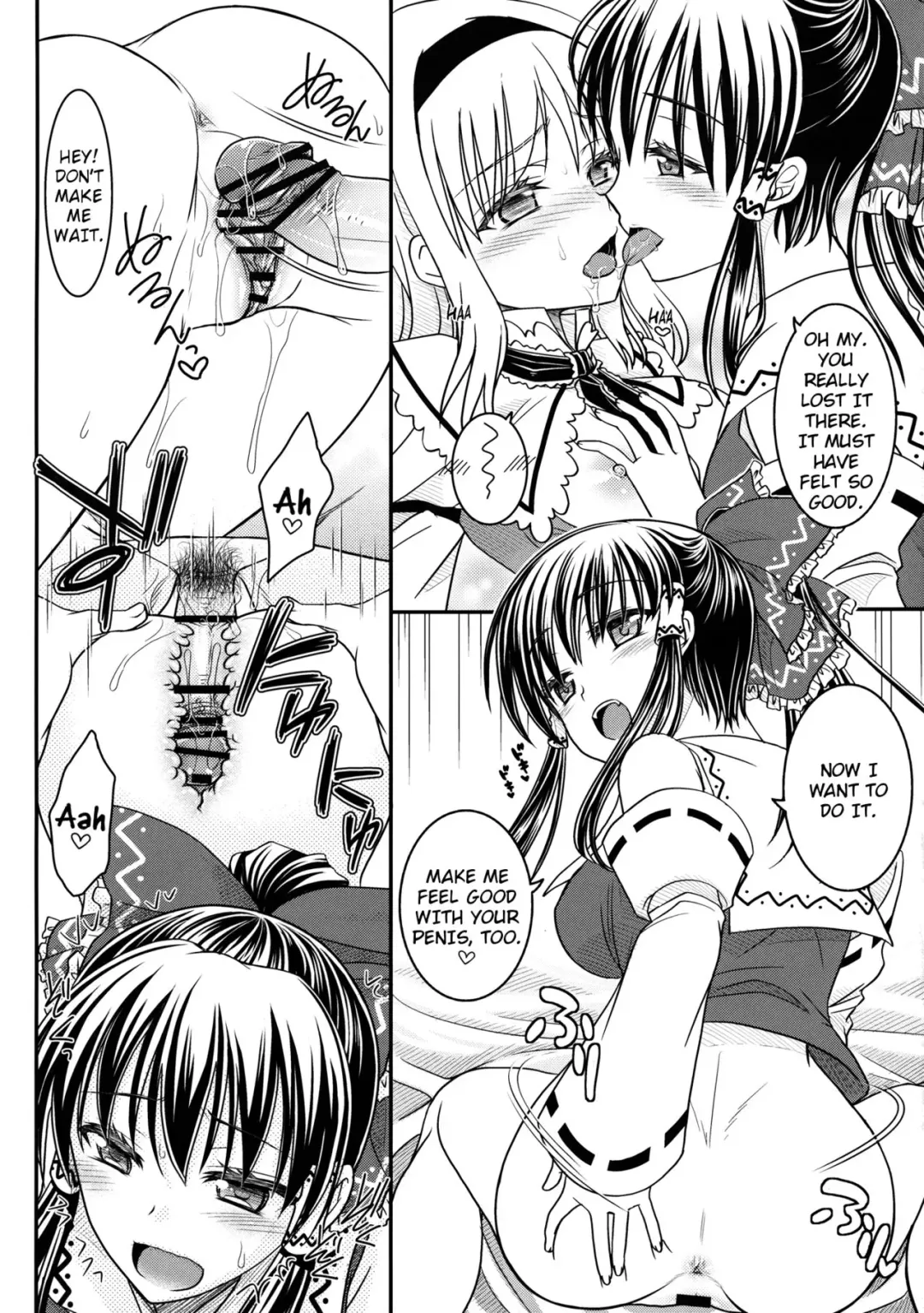 [Bakuya - Shigemiya Kyouhei] Reimu to Alice to | With Reimu and Alice... Fhentai.net - Page 9