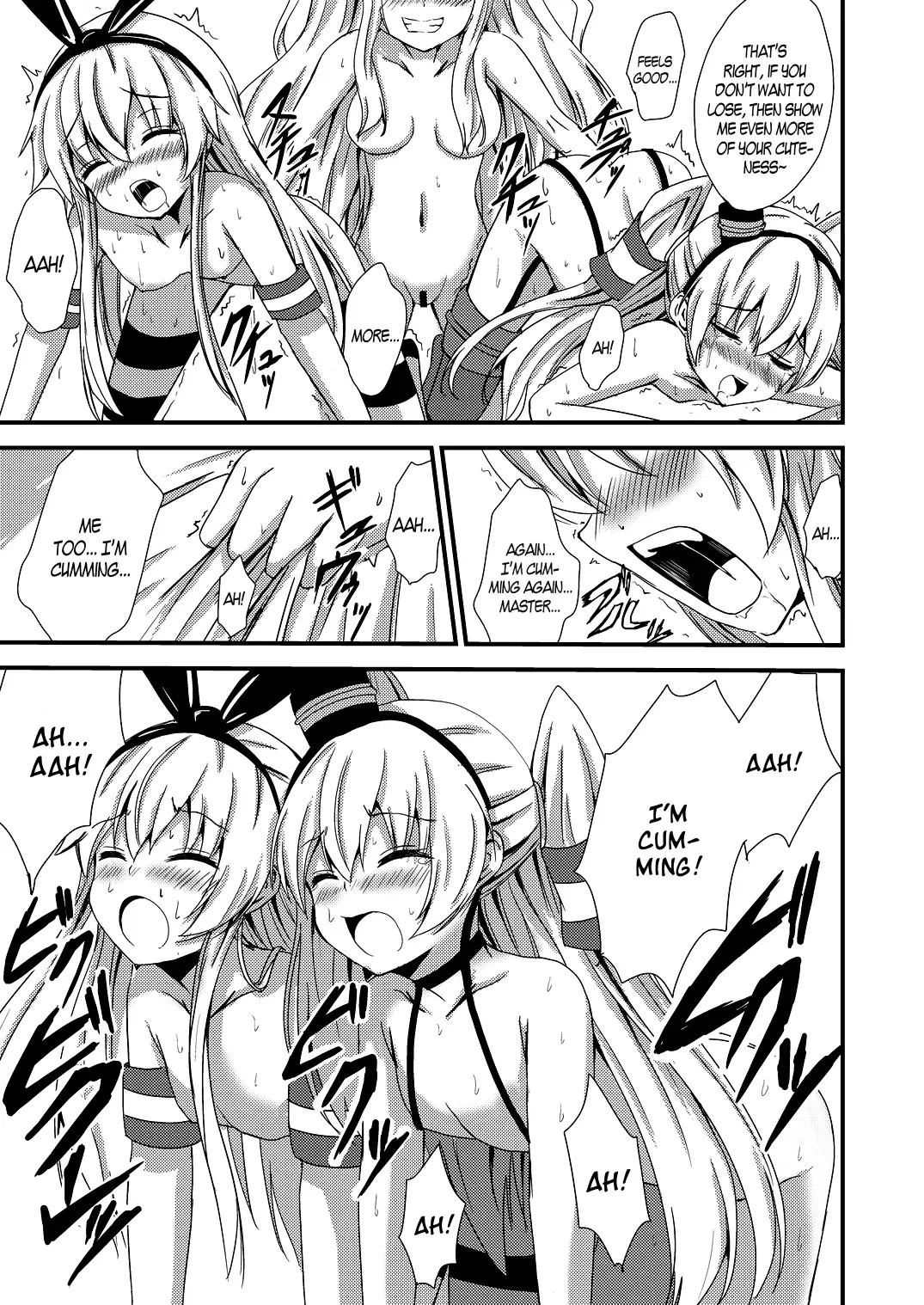 [Aikawa Ryou] Kuubo Wo-Kyuu-chan no Shimakaze Yuri Dorei Choukyou ~3P Choukyou Hen~ | Standard Carrier Wo-Class Shimakaze's Yuri Slave Training ~Threesome Training~ Fhentai - Page 6