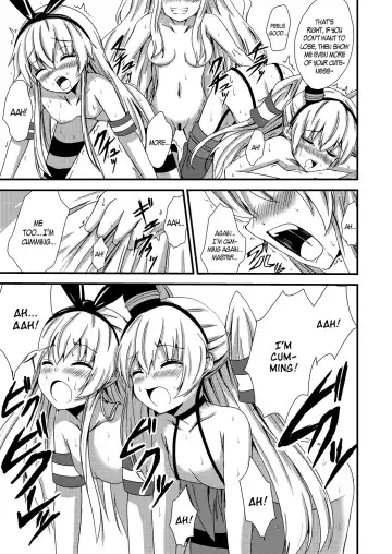 [Aikawa Ryou] Kuubo Wo-Kyuu-chan no Shimakaze Yuri Dorei Choukyou ~3P Choukyou Hen~ | Standard Carrier Wo-Class Shimakaze's Yuri Slave Training ~Threesome Training~ Fhentai - Page 6