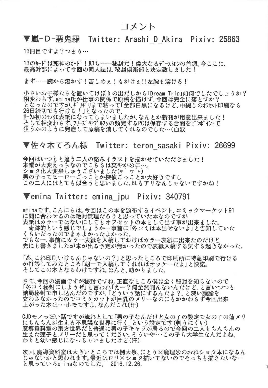 [Arashi-d-akira - Emina - Sasaki Teron] Dream Trip Fhentai - Page 15