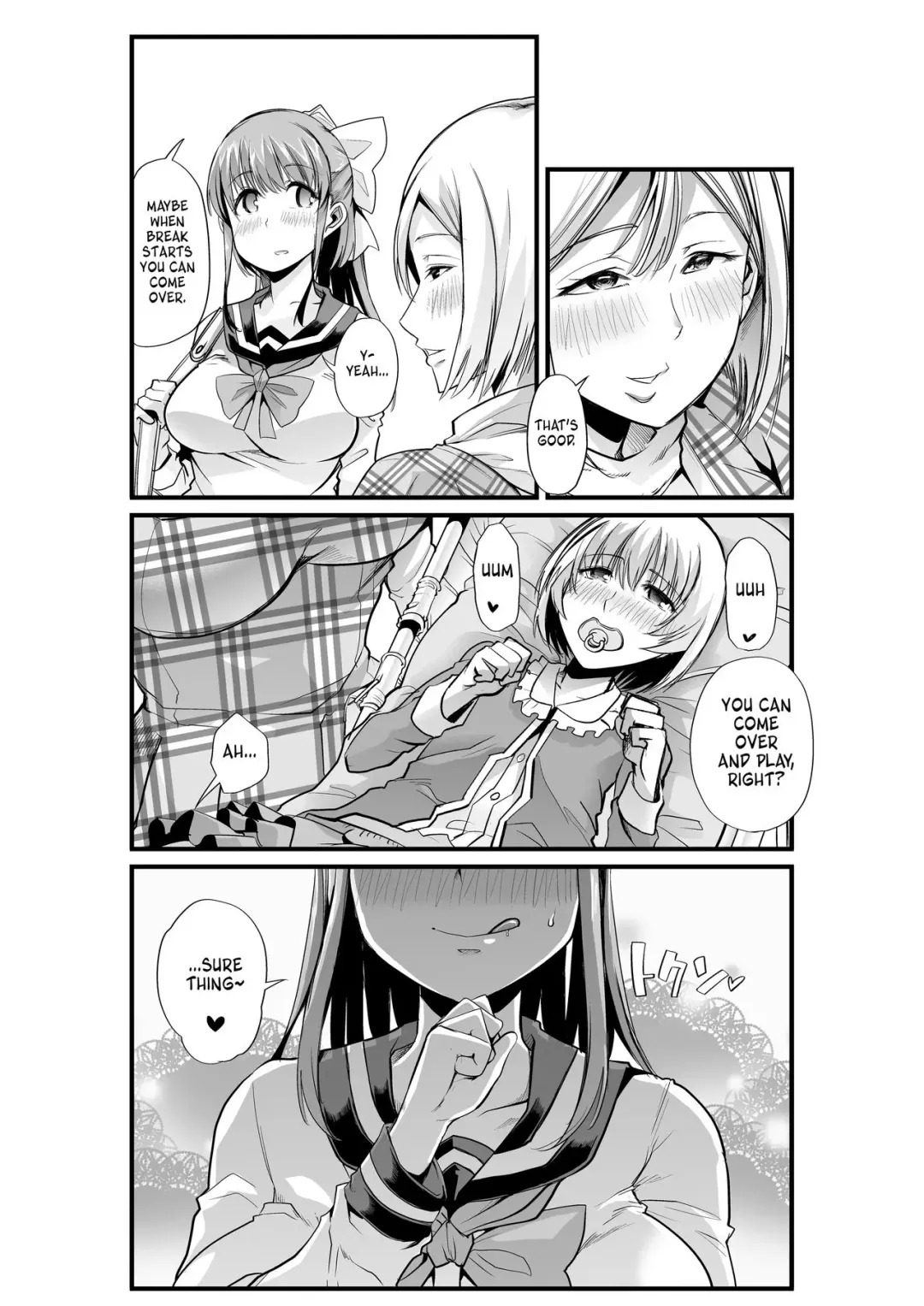 [Goya] Mama to? ~Osanpo Shikoshiko to Onee-chan no Kuchiutsushi Milk~ Fhentai - Page 17