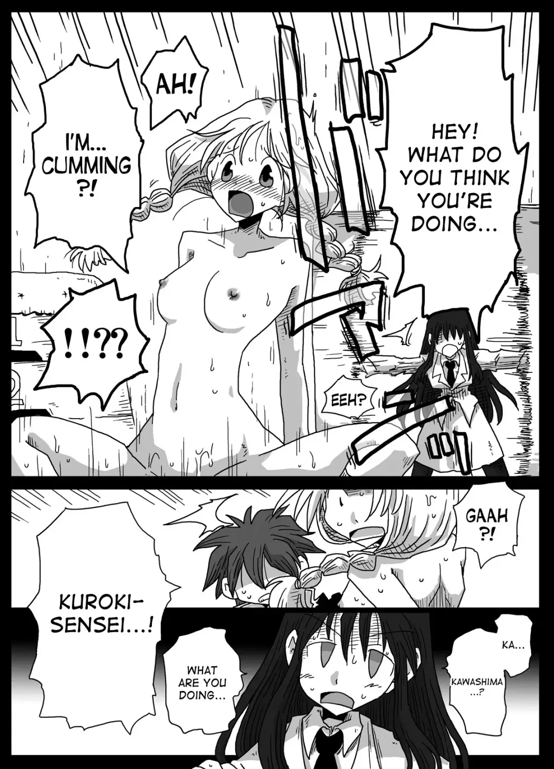 [Amahara] Teisou Gyakuten Sekai Shirouto Shojo Onna Kyoushi Fhentai - Page 11