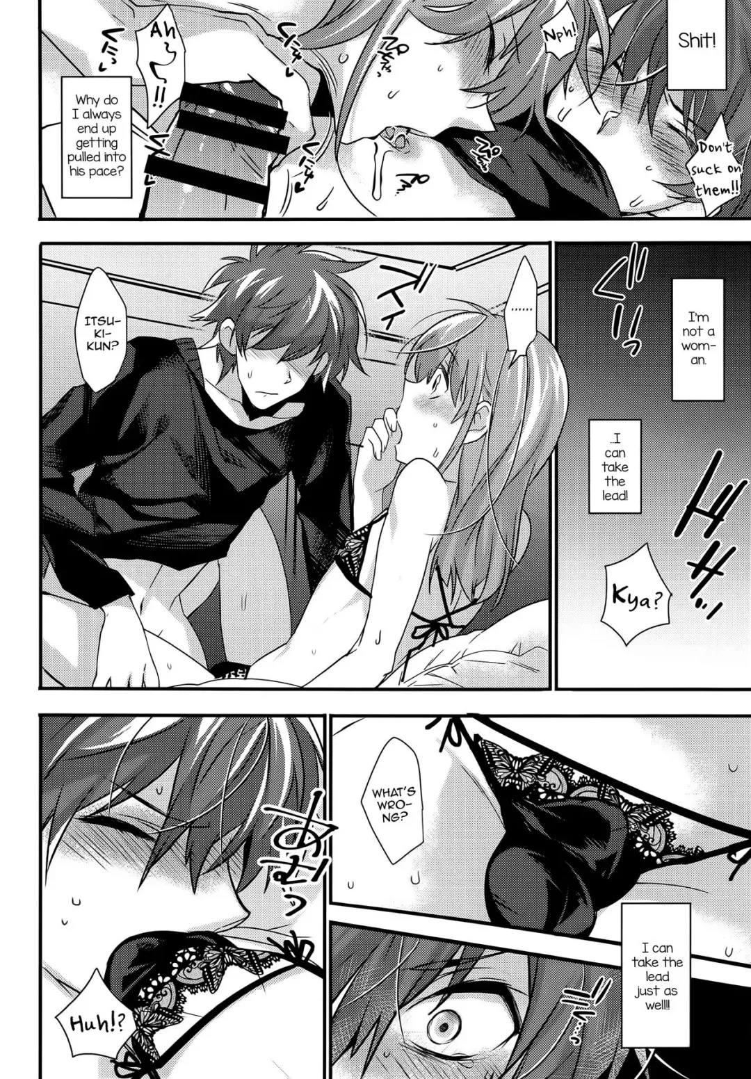 [Makuro] Josou Kareshi x Ore!! Josou no Boku to Kimochi Ii Koto Fhentai - Page 12